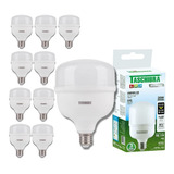 Kit 10 Lâmpadas Led Bulbo 20w E27 Branco Frio Taschibra Cor Da Luz Branco-frio 110v/220v