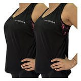 X2 Musculosa Deportiva Sudadera Lycra Mujer