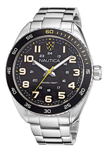 Reloj Pulsera  Nautica Napkbs224 Del Dial Negro