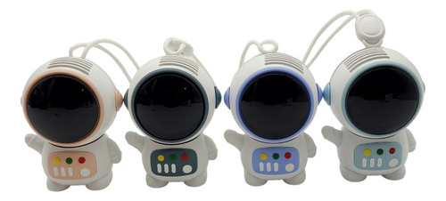 Ventilador Usb Recargable Portátil Colgante Mini Astronauta