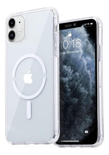 Carcasa Transparente Con Magsafe Para iPhone 11 Normal