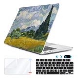 Funda Hohaiyoo Para Macbook Air 13 M2 + C/teclado Van Gogh
