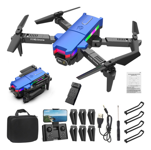 J Drone Con Doble Cámara 4k Hd Fpv, Control Remoto, Juguetes