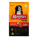 Ração Magnus Premium Cães Ad Carne Pague 20kg Leve 21,3kg