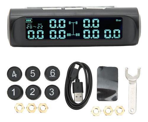 Sistema De Monitoreo De Presión De Neumáticos Tpms, 6 Ruedas