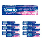 Pack 12 Pasta Dental Oral-b 3d White Brilliant Fresh 70 Grs