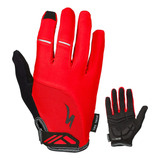 Guantes Ciclismo Specialized Bg Dual Gel Glove Lf Rojo