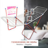  Tendedero Plegable, Colgador Portátil Para Secar Ropa 8009