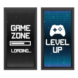 Quadro Gamer Zone Decorativo Jogos Video Game Nerd Geek Kit