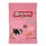 Petisco Magnus Cat Frango Gato 40g Pastelzinho Nuggets Snack