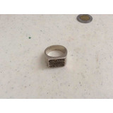 Anillo Plata Antiguo Con Piedras Para Caballero Talla 8