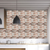 Pegatina De Pared Autoadhesiva Impermeable Con Efecto Mosaic