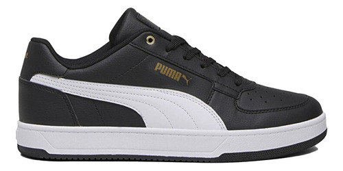 Tenis Unisex Puma Caven Negro Blanco Piel 100% Original