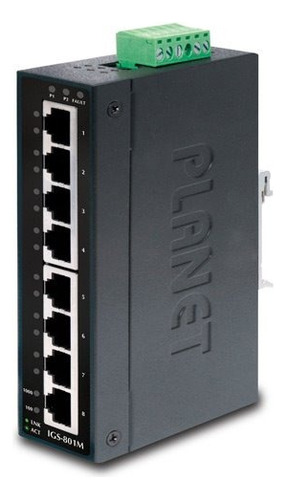 Switch Planet Industrial Gigabit 8p Gerenciavel Igs-801m