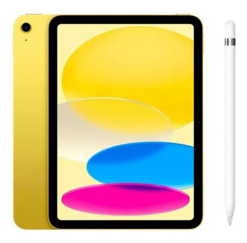  iPad Apple 10th Ger.2022 Wifi 10.9 256gb + Pencil C/ Adaptd