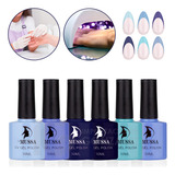 Gama De Gel Semipermanente Mussa® 6 Esmaltes Para Uñas Uv Color Gama I