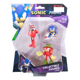 Set De Figuras Sonic The Headgehog 3 Pack