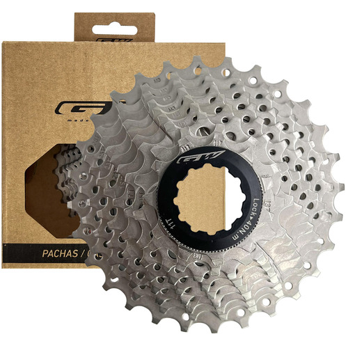 Pacha 9v Ruta Gw 11-28 Compatible Shimano Y Sram Liviana Cantidad Máxima De Dientes 28 Cantidad Mínima De Dientes 11 Color Gris