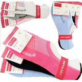 Pack X12 Pares De Medias Invisibles Plantines Silicona Mujer