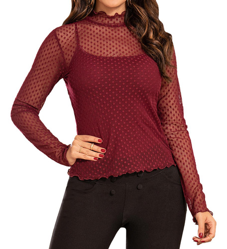 Blusa Lizz Vino Para Mujer Croydon