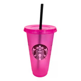 Vaso Starbucks Reutilizable - Logo Sirena Rosa Original