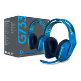 Diadema Gamer Inalámbrico Logitech G733 Azul Rgb