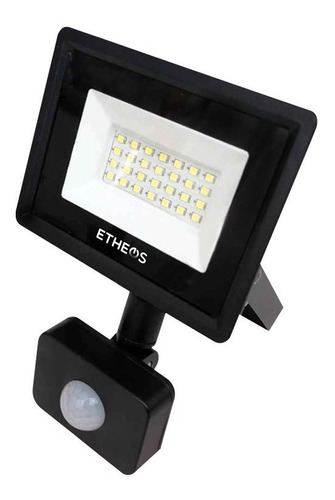 Pantalla Led 20w Reflector Con Sensor Movimiento Fria Etheos