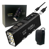 Nitecore Tm12k Linterna De Luz Fuerte 12000 Lm Táctica