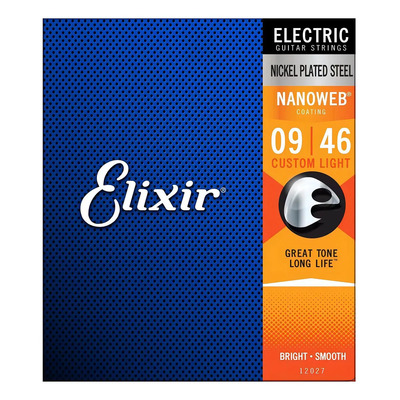 Elixir Nanoweb Custom Light 09-46 Cuerdas Eléctrica 12027 | Meses sin interés