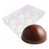Molde - 6-12 Half Balls Chocolate Clear Molds 3d Polyca
