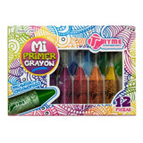 Crayones Jumbo Tryme Mi Primer Crayón 12 Pzs