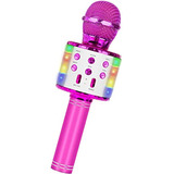 Microfono De Karaoke Bluetooth Inalambrico, Grabador De Repr