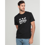 Playera Casual Cuello Redondo Negro Givenchy Para Hombre