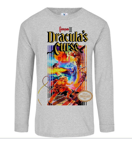 Playera Manga Larga Castlevania 3 Dracula´s Curse