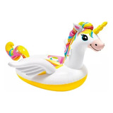 Unicornio Gigante Inflable Flotador 2.4 Mts Fiesta Piscina