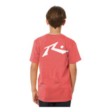 Remera Niño Rusty Competition Jr Hot Coral