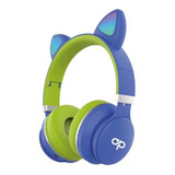 Audifono Bluetooth Orejas De Gato Audiopro Ap02049bl Azul