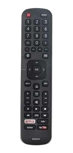 Control Remoto En2h27 Para Smart Bgh Noblex Sanyo Jvc Otras