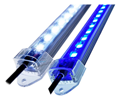 Luminária Led Azul P/ Aquário Nano Reef Marinho 25cm