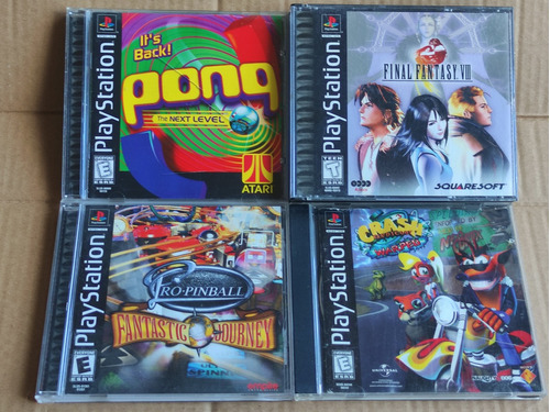 Lote De Juegos Playstation 1 Ff Viii, Crash 3, Etc.