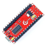 Arduino Nano Keyes Atmega 328 V3 Rojo Sin Cable Usb