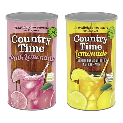 Agua saborizada Country time Polvo limonada 2 u | Envío gratis
