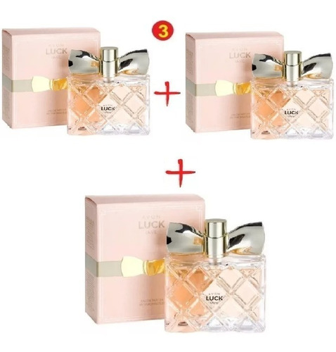 Perfume Feminino Avon Luck La Vie Kit Com 3 Unds 50ml Cada