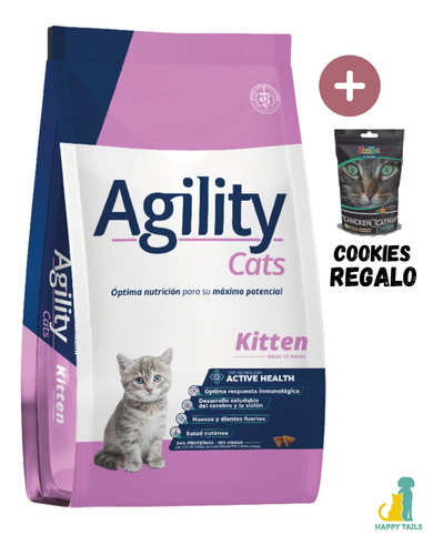 Agility Kitten X 10 Kg - Happy Tails