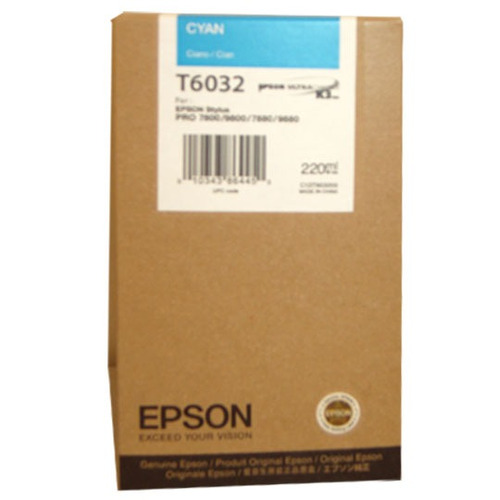 Tinta Epson Stylus Cyan Plotter Pro 7800/9800 220 Ml