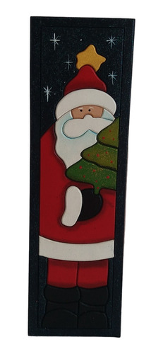 Caja Para Vino Clararte Cvn01  Decorativa Papa Noel