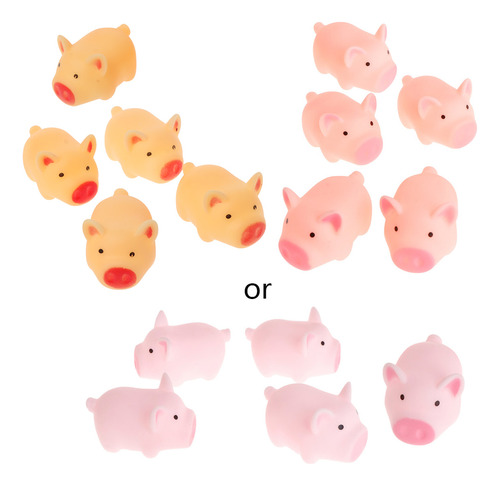 (pk) Squeaky Pig Toys, Juguetes P - Unidad a $50321