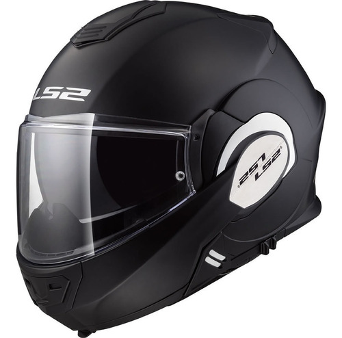 Casco Abatible Ls2 Ff399 Valiant 180º Negro Mate Pinlock