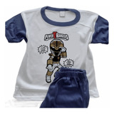 Pijamas Infantiles Manga Corta Estampados Power Ranger 7061