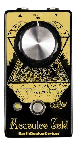 Pedal Distortion Acapulco Gold V2 Earthquaker Devices Power Cor Dourado-oscuro